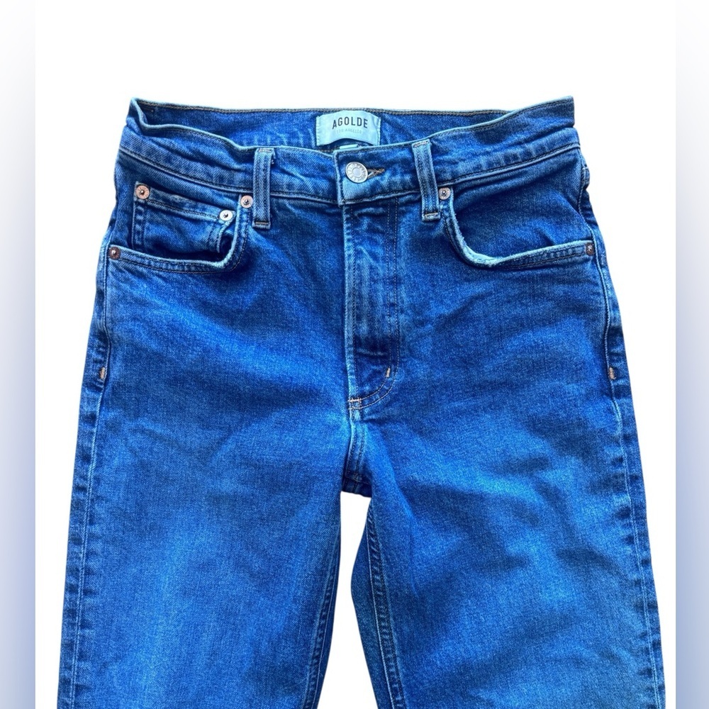 AGOLDE Organic Cotton Straight Leg Jeans Medium Wash Size 24